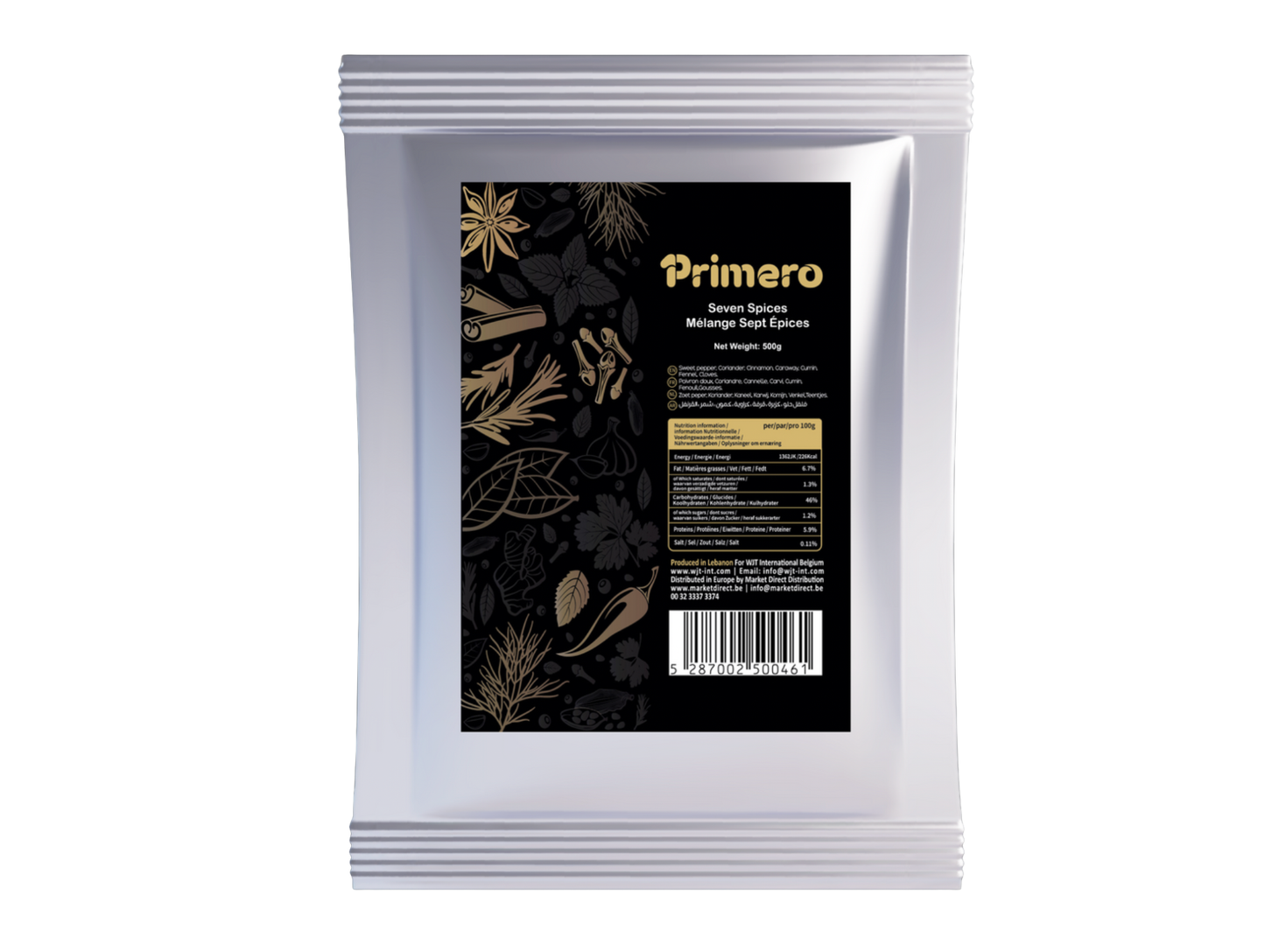 Sept épices 500G - PRIMERO