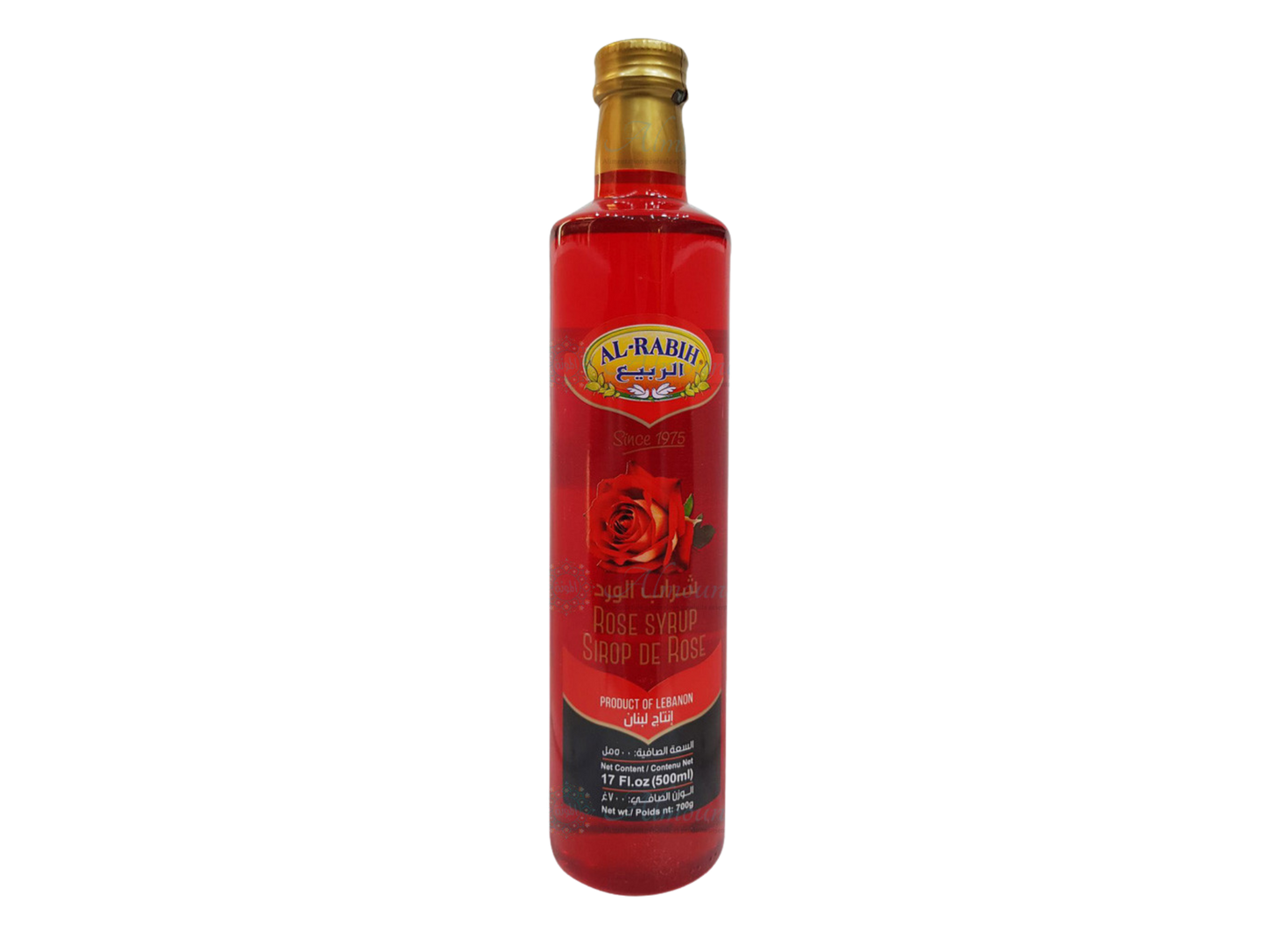 Sirop de rose 500ML x 12 RABIH