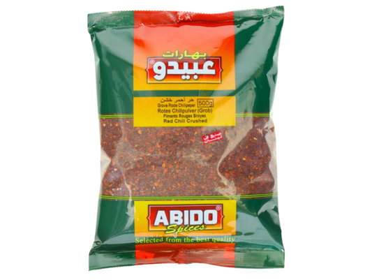 Piments rouge broyés (red chili) 500G - ABIDO