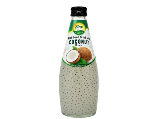 Boisson à la noix de coco et aux graines de basiliques 300ML x24 ZINE