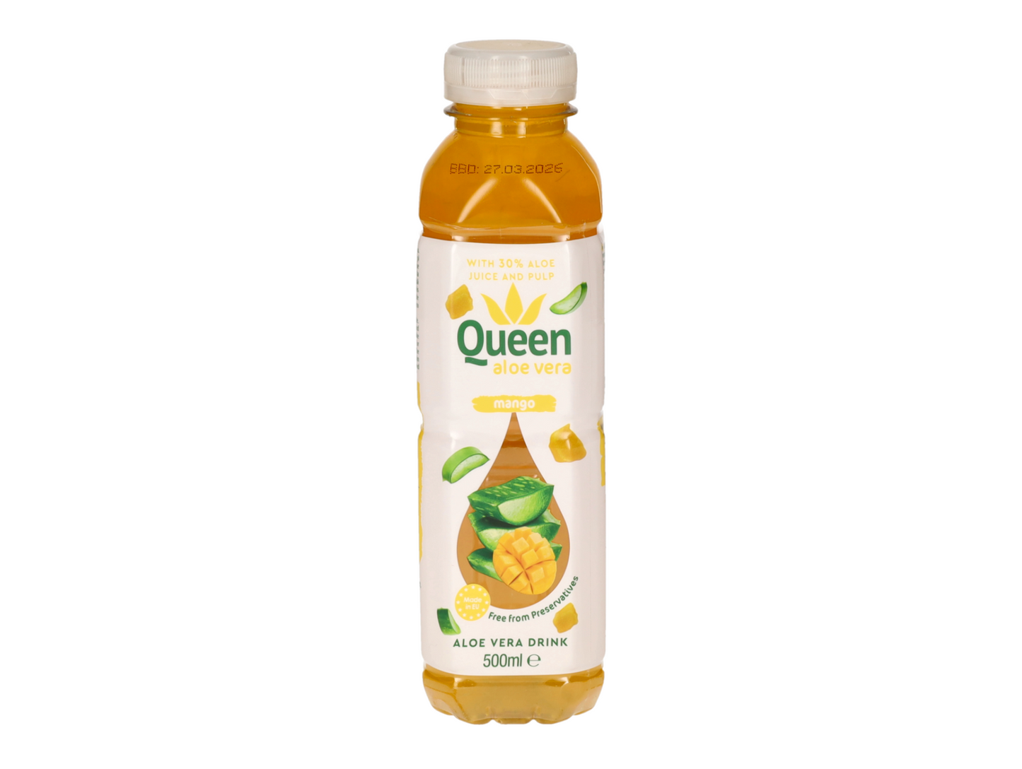 Eau à l'aloe vera et à la mangue 500ML x 12 QUEEN