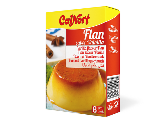 Préparation pour flan à la vanille 130G x12 - CALNORT