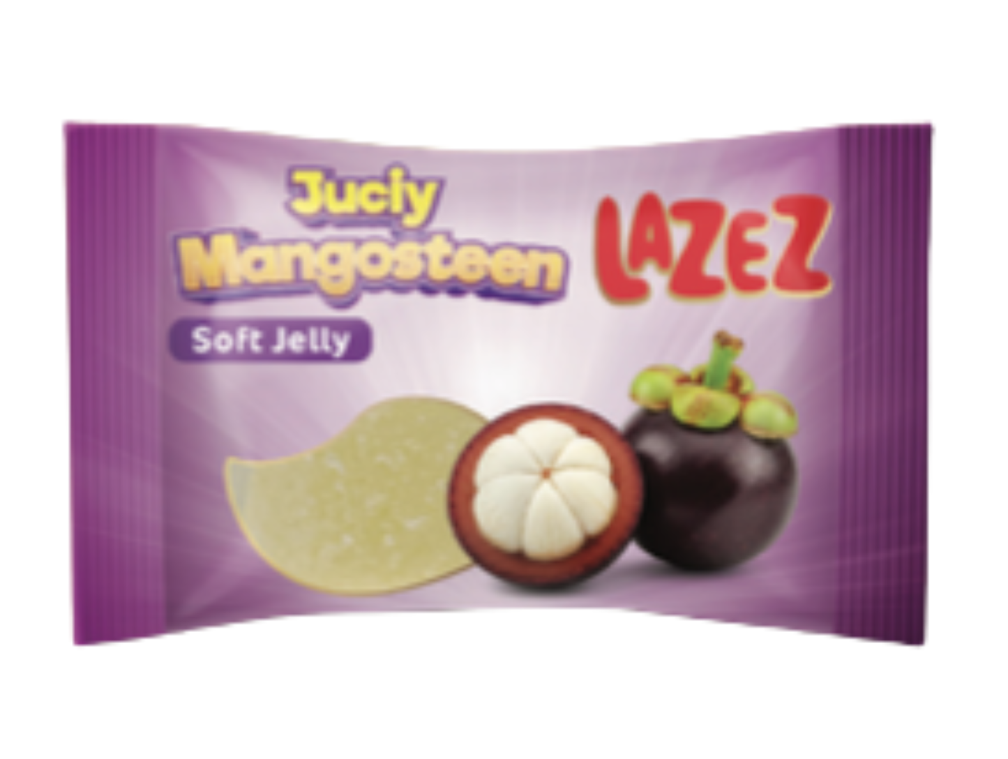 Bonbons juteux à la mangoustine 100G x 24 -  LAZEZ