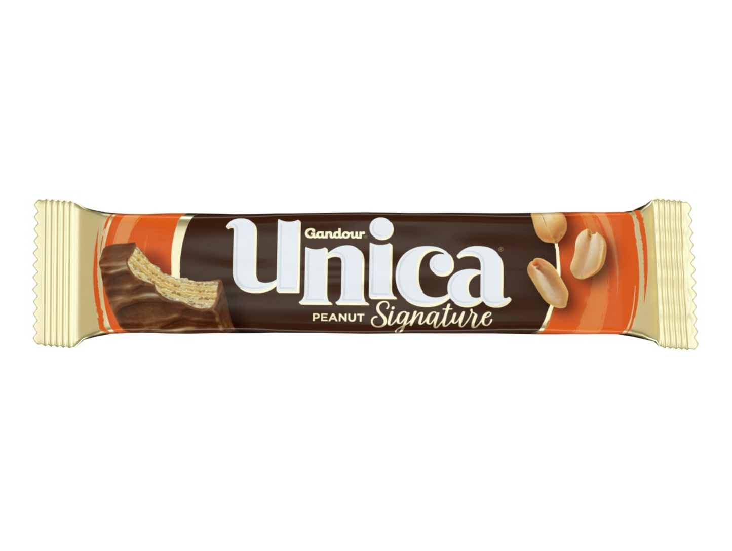 Boîte de 12 gaufrettes au beurre de cacahuète Unika 34G x12 GANDOUR