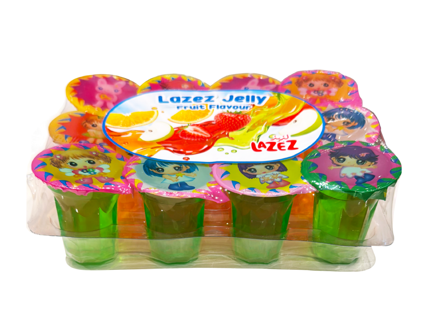Mini gelées aux fruits (jelly cup) 75G x 12 x 12 LAZEZ