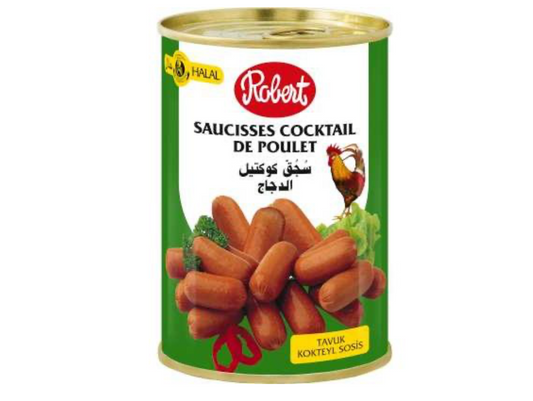 Saucisses de poulet 425G x12 ROBERT