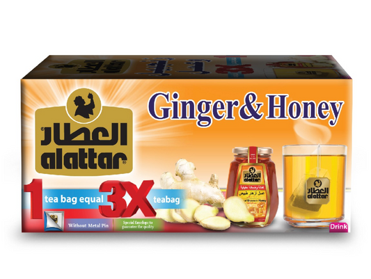 Infusion de 12 sachets au gingembre et au miel de 2,8G x24 AL ATTAR
