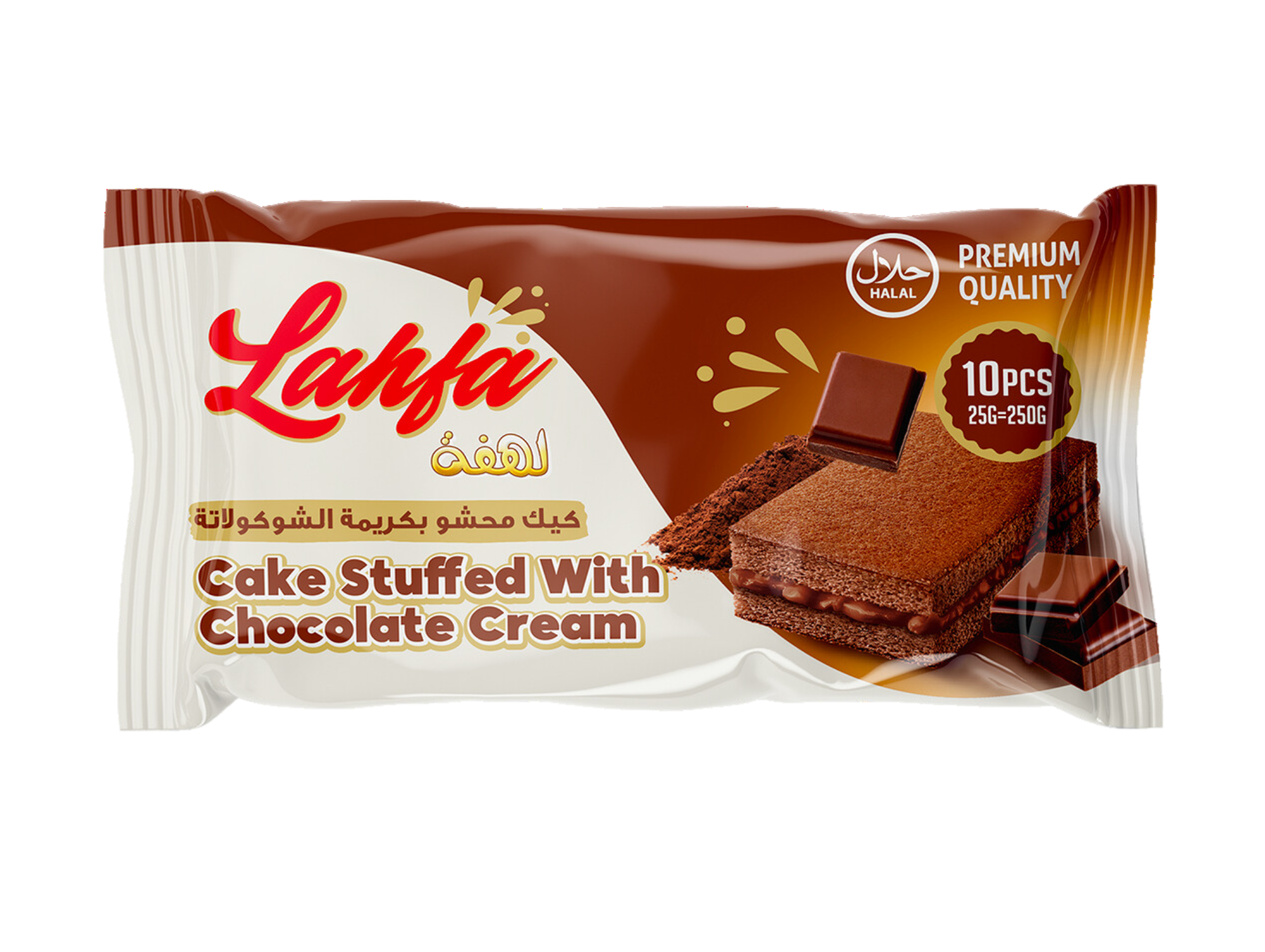 Cake au chocolat & à la crème 250G x12 LAHFA