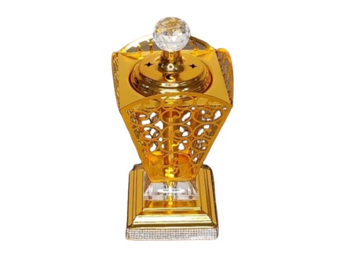Encensoir décoré doré avec base et couvercle KM15-7