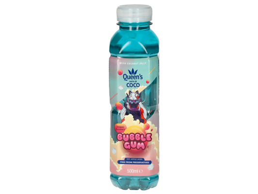 Boisson nata de coco goût bubblegum 500ML x 12 QUEEN