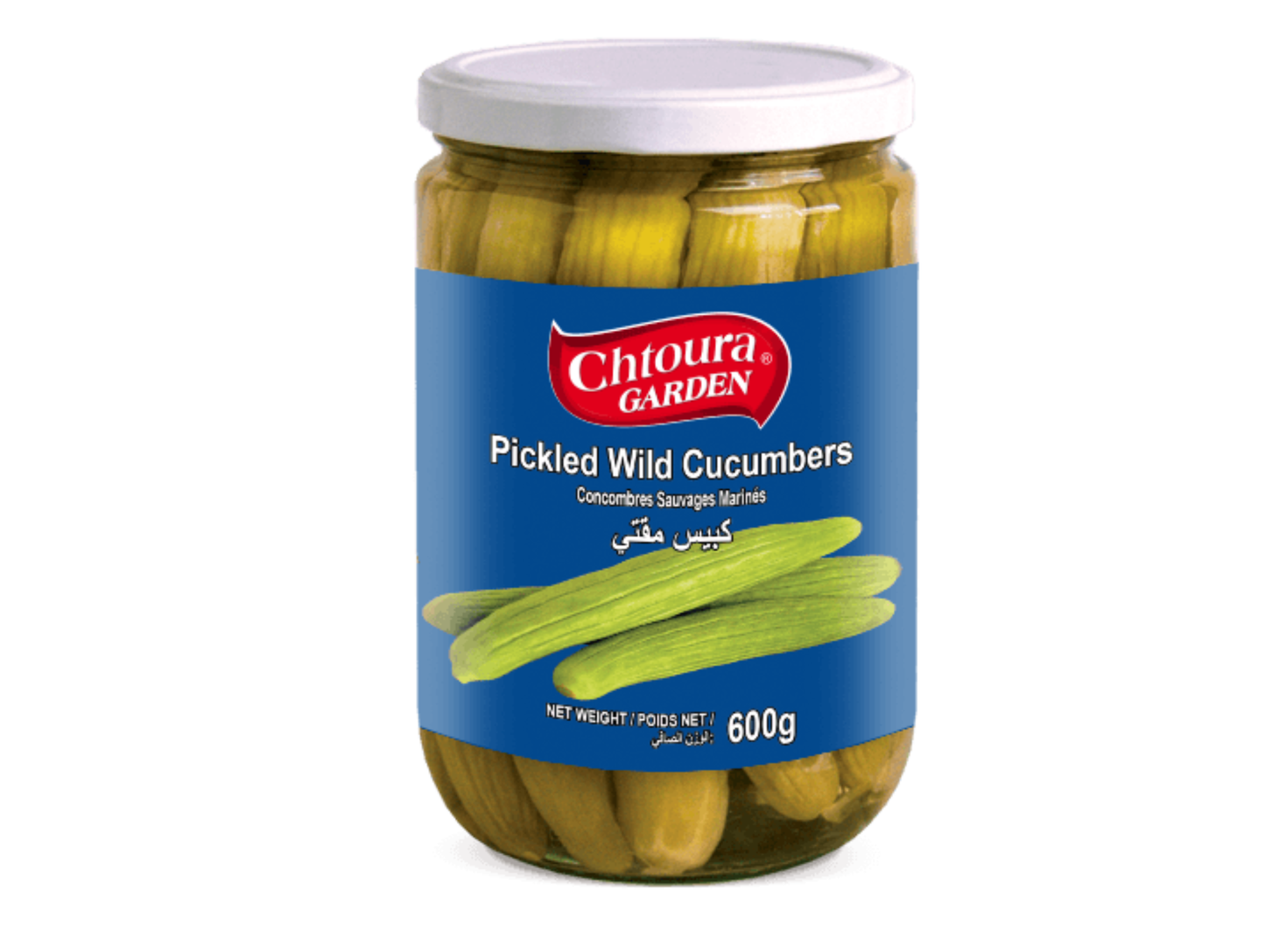 Concombres sauvages marinés 600G x 12 CHTOURA GARDEN