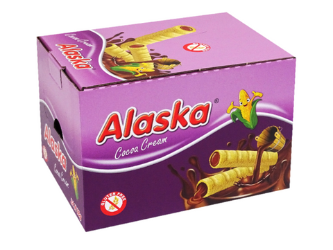 Biscuit roll fourrés au chocolat 18G x24 (x16) ALASKA