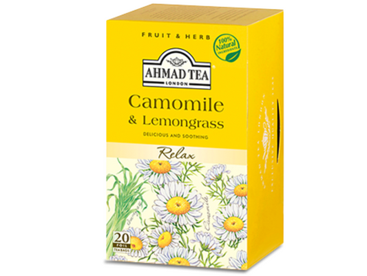 Infusion à la camomille et au citron 20 sachets x12 AHMAD THE