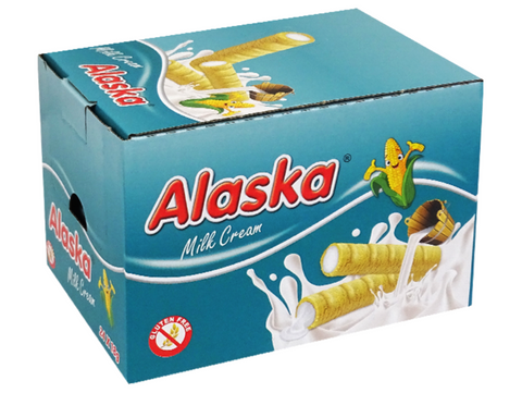 Biscuit roll fourrés à la crème 18G x24 (x16) ALASKA