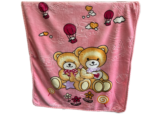 Couverture rose pour enfant