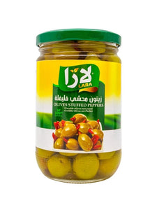 Olives fourré au piment 375G x 12 LARA