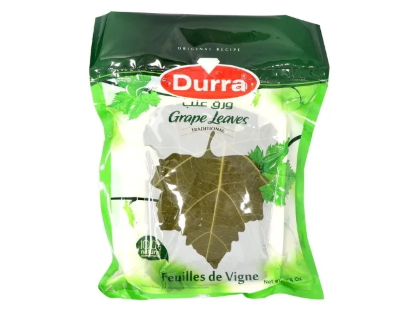 Feuilles de vigne sous-vide 300G x24 DURRA