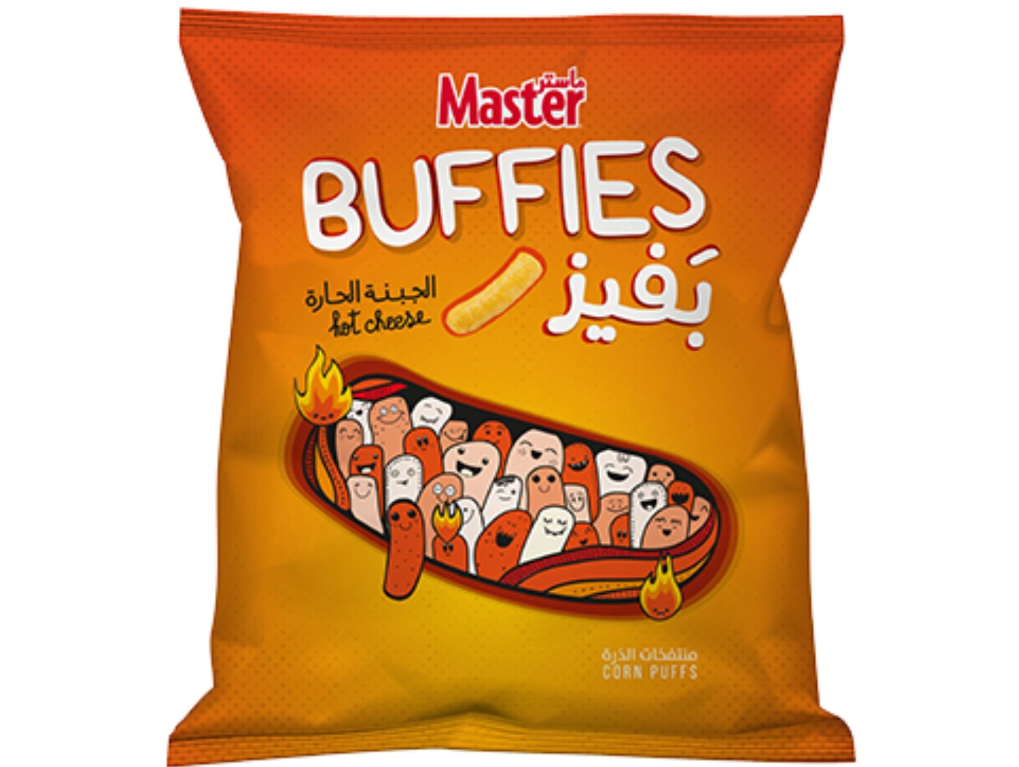 Chips buffies au fromage piquante 60G x 12 MASTER