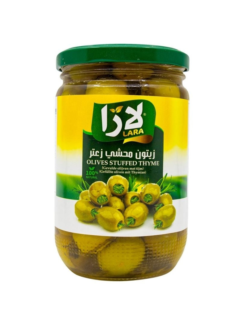 Olives fourré au thym 375G x 12 LARA