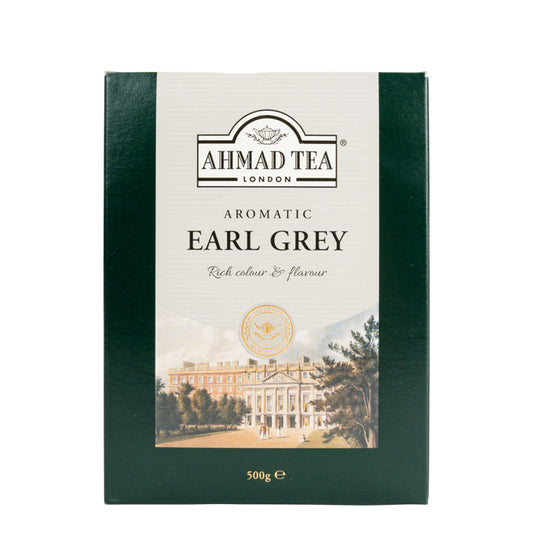 Thé earl grey aromatisé du Sri Lanka 500G x12 AHMAD TEA