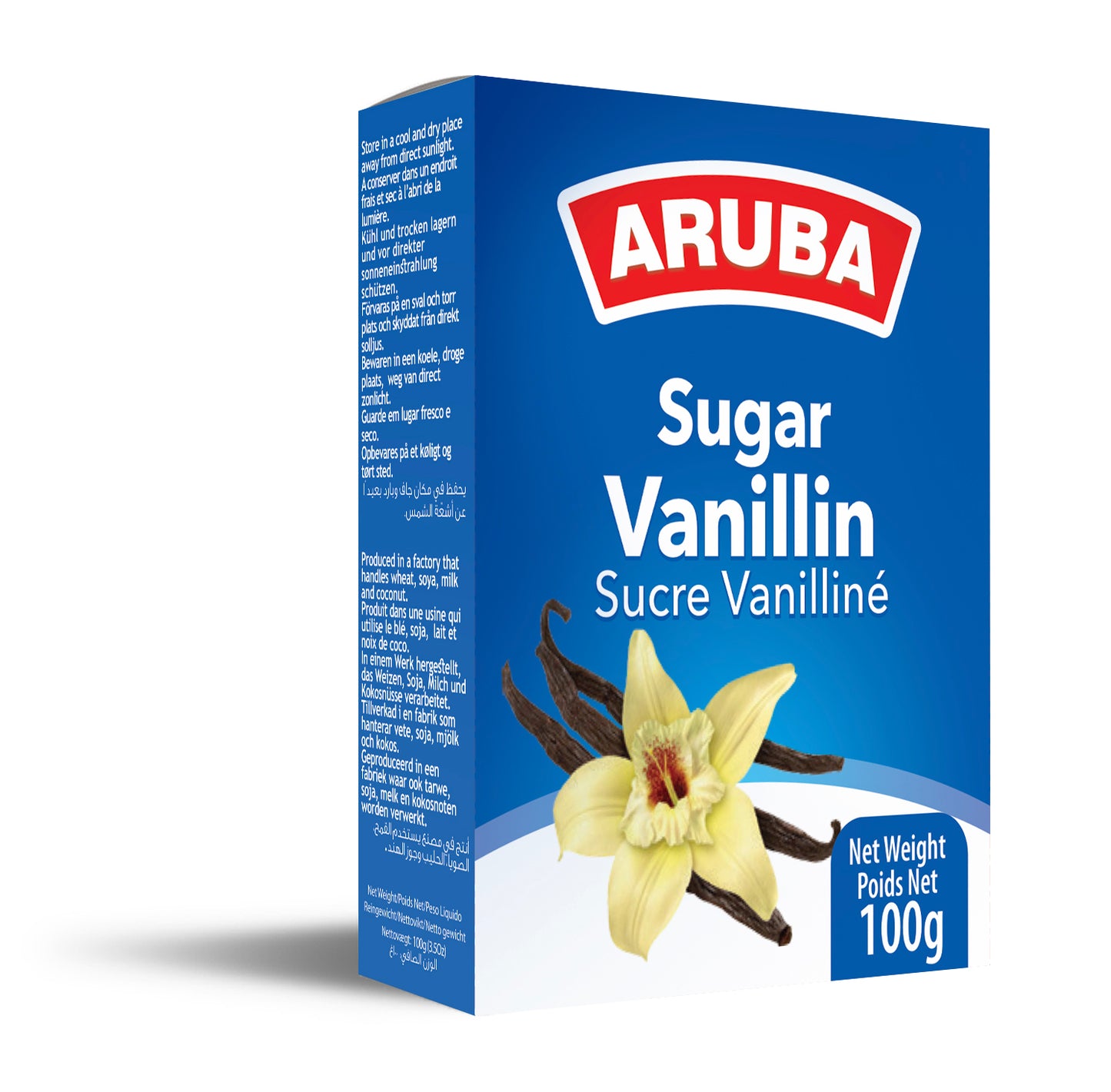 Sucre vanillé 100G x24 ARUBA