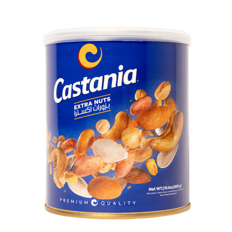 Apéritifs mixed nuts extra en boîte 300G x12 CASTANIA