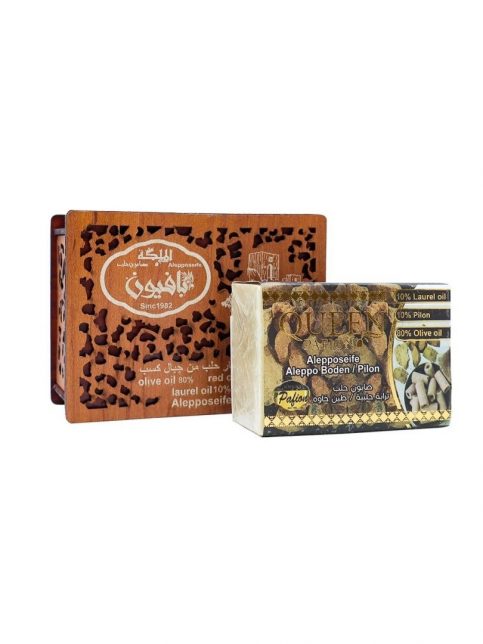 Savon d'Alep à l'huile au Beloun (terre d'Alep) 150G x 24 AL MALIKA